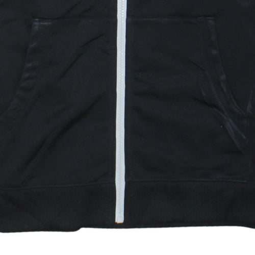 Nike Men's Black Full Zip Collared Sweatshirt M Sportswear