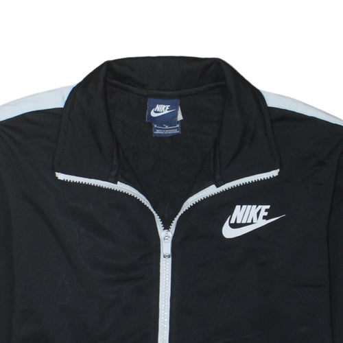 Nike Men's Black Full Zip Collared Sweatshirt M Sportswear