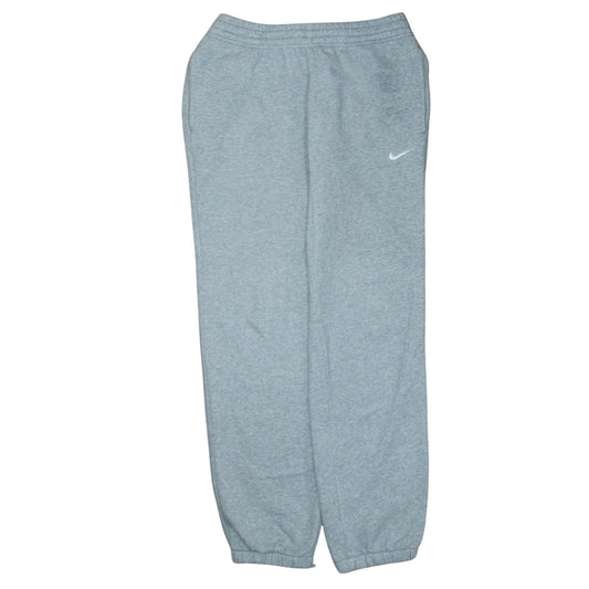 Nike Men's Grey Small Regular Fit Fleece Sweatpants