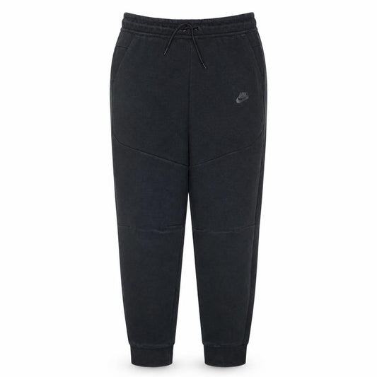 Front view of Nike boys’ black xl fleece jogger sweatpants tapered fit activewear