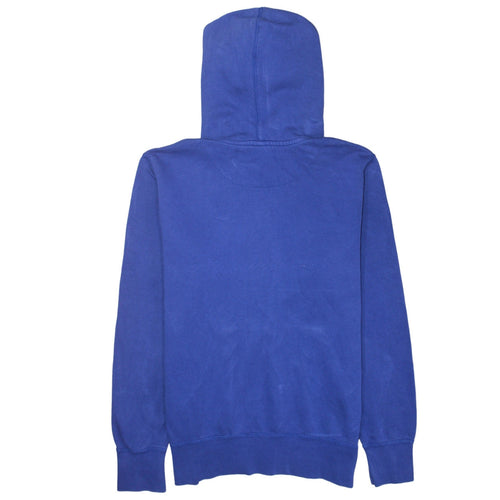 Nike Men’s Blue Pullover Hoodie Medium Fleece Logo Sportswear