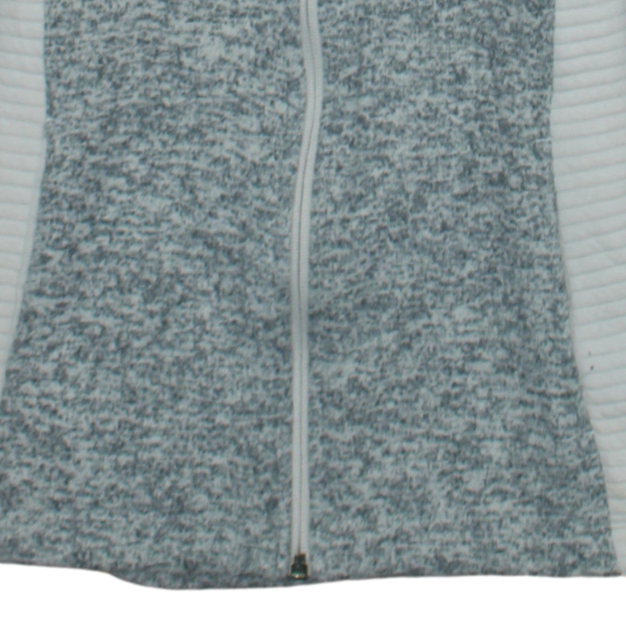 The North Face Women Grey Fleece Full Zip Jacket Size S
