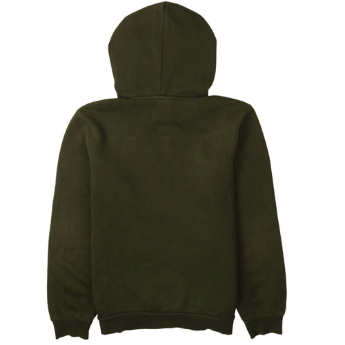 Puma Boys Khaki Green Pullover Hoodie 13-14 Years Logo Sweatshirt