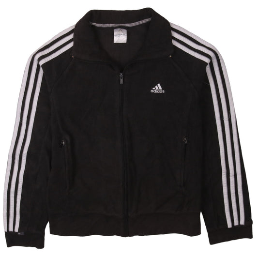 Adidas Women's Black Fleece Full Zip Basic Jacket Size M