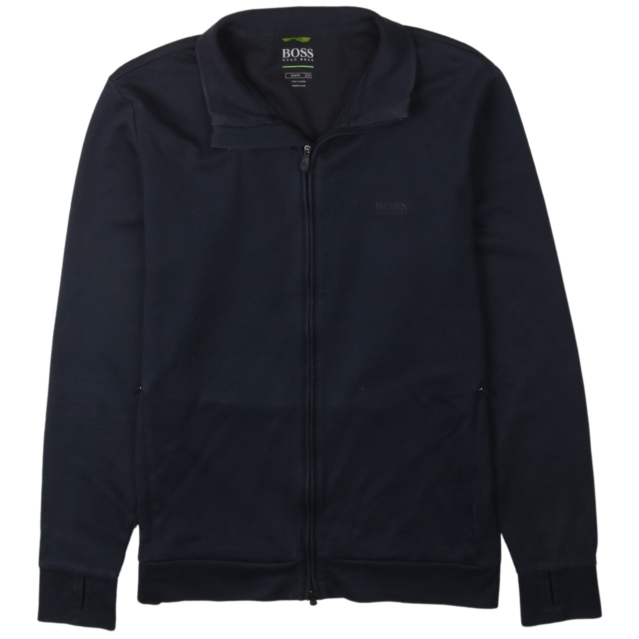 Hugo Boss Men's Blue Full Zip Slim Fit Sweatshirt M