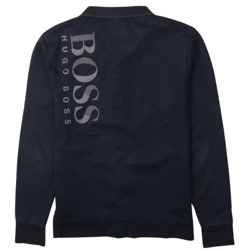 Hugo Boss Men's Blue Full Zip Slim Fit Sweatshirt M