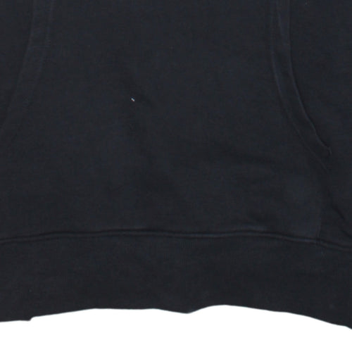 Champion Women's Black Large Pullover Hoodie with Logo Print