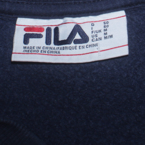 FILA Men's Multicoloured Crew Neck Pullover Sweatshirt Size M