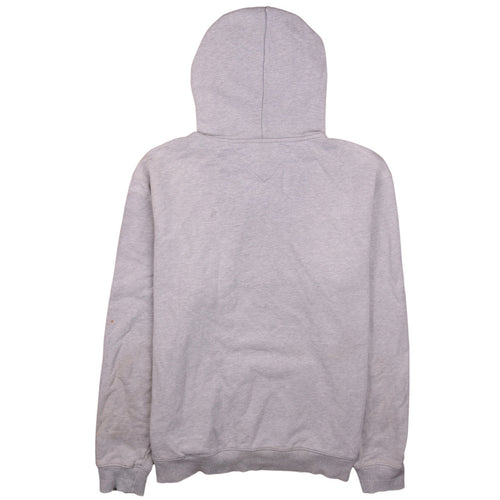 Tommy Hilfiger Mens Grey Pullover Hoodie Size L Classic Logo