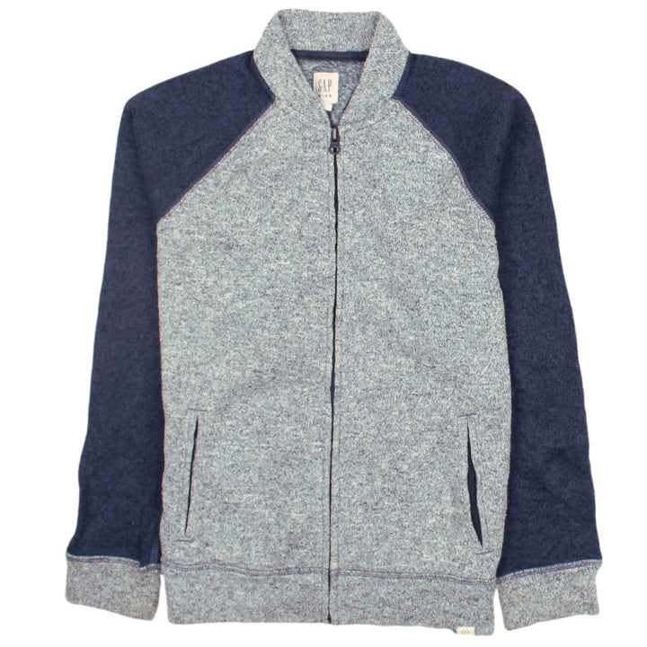 GAP Kids Boys Grey XL Full Zip Fleece Track Jacket