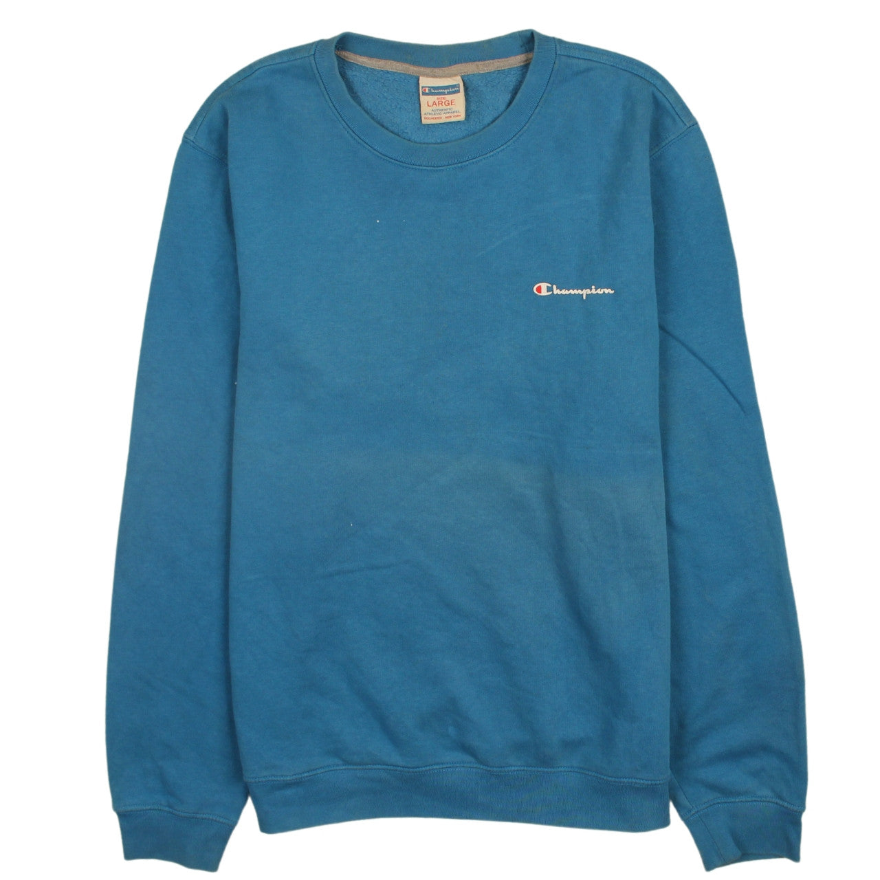 Champion Men's Blue Large Pullover Crew Neck Sweatshirt