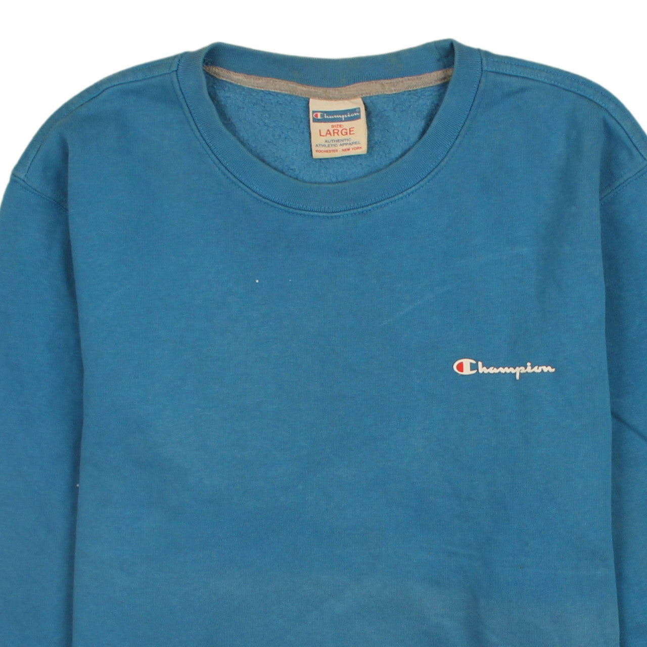 Champion Men's Blue Large Pullover Crew Neck Sweatshirt