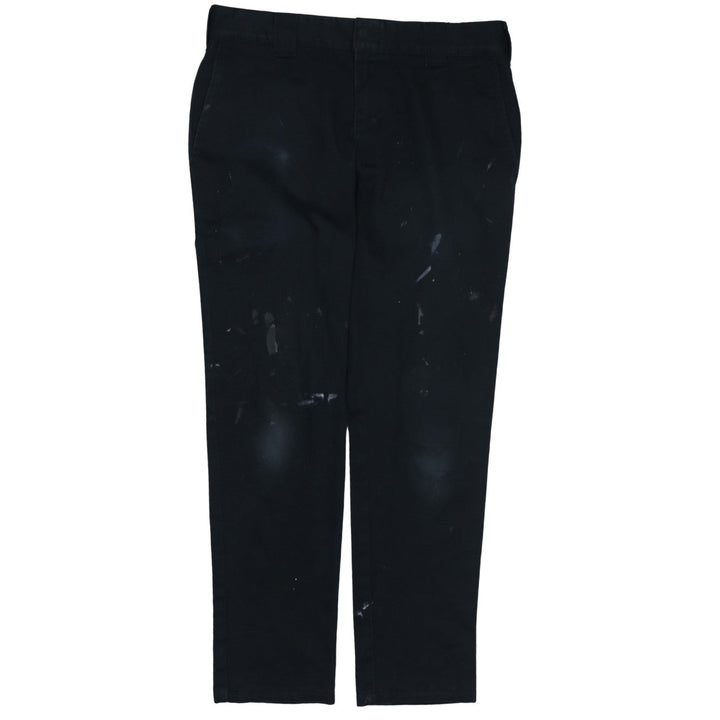 Dickies Men's Black 32x32 Regular Fit Workwear Chino Trousers