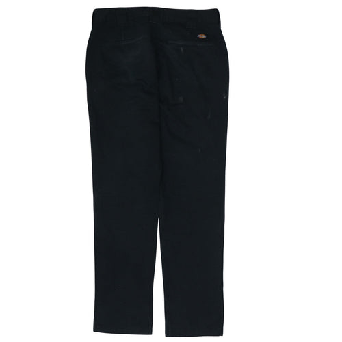 Dickies Men's Black 32x32 Regular Fit Workwear Chino Trousers