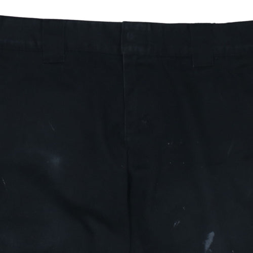 Dickies Men's Black 32x32 Regular Fit Workwear Chino Trousers