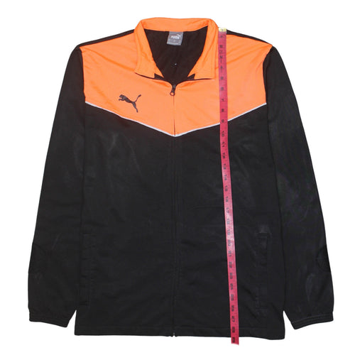 Puma Mens Black XL Full Zip Collared Sports Sweatshirt