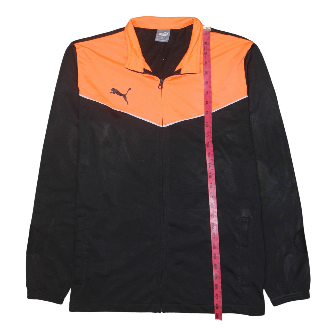 Puma Mens Black XL Full Zip Collared Sports Sweatshirt