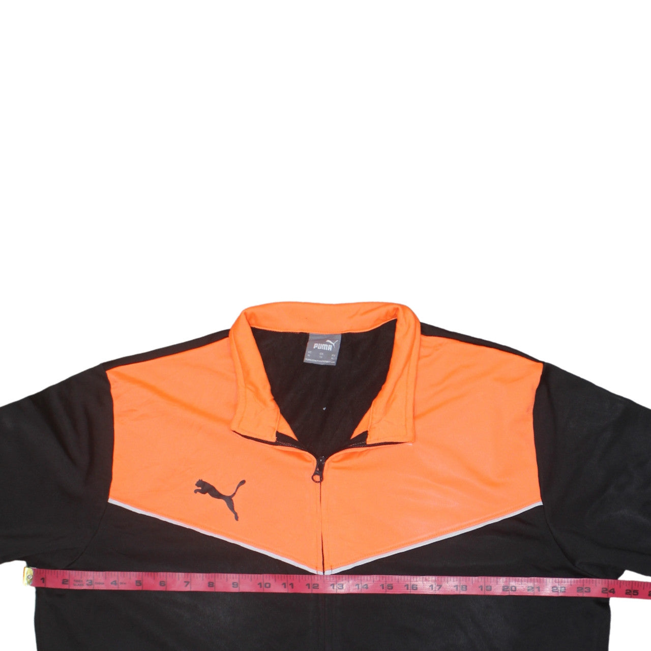 Puma Mens Black XL Full Zip Collared Sports Sweatshirt