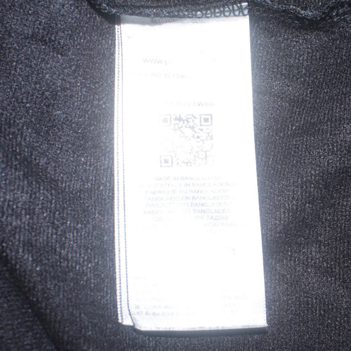 Puma Mens Black XL Full Zip Collared Sports Sweatshirt