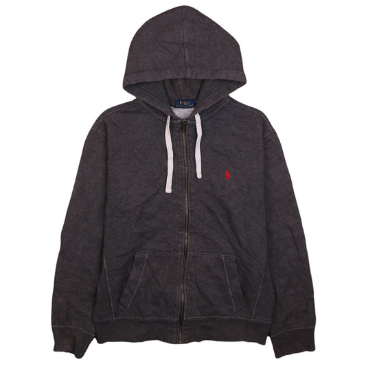 Polo Ralph Lauren Men's Grey Full Zip Hoodie Size M
