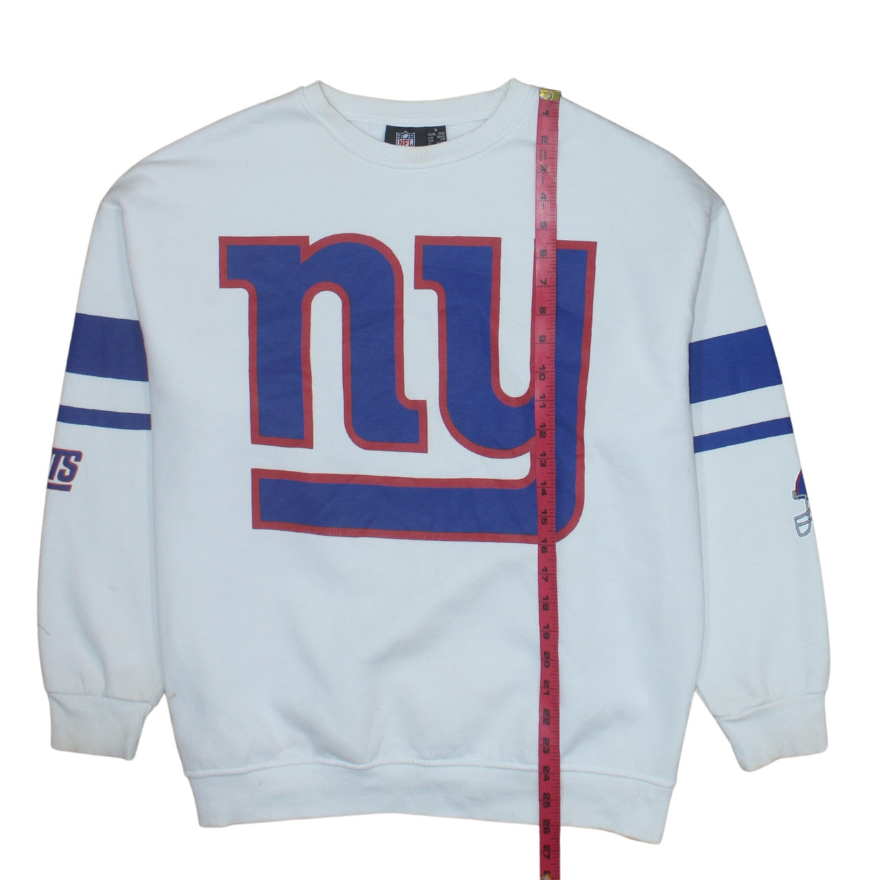Primark NFL Women's White Sweatshirt S Pullover Crew Neck Graphic