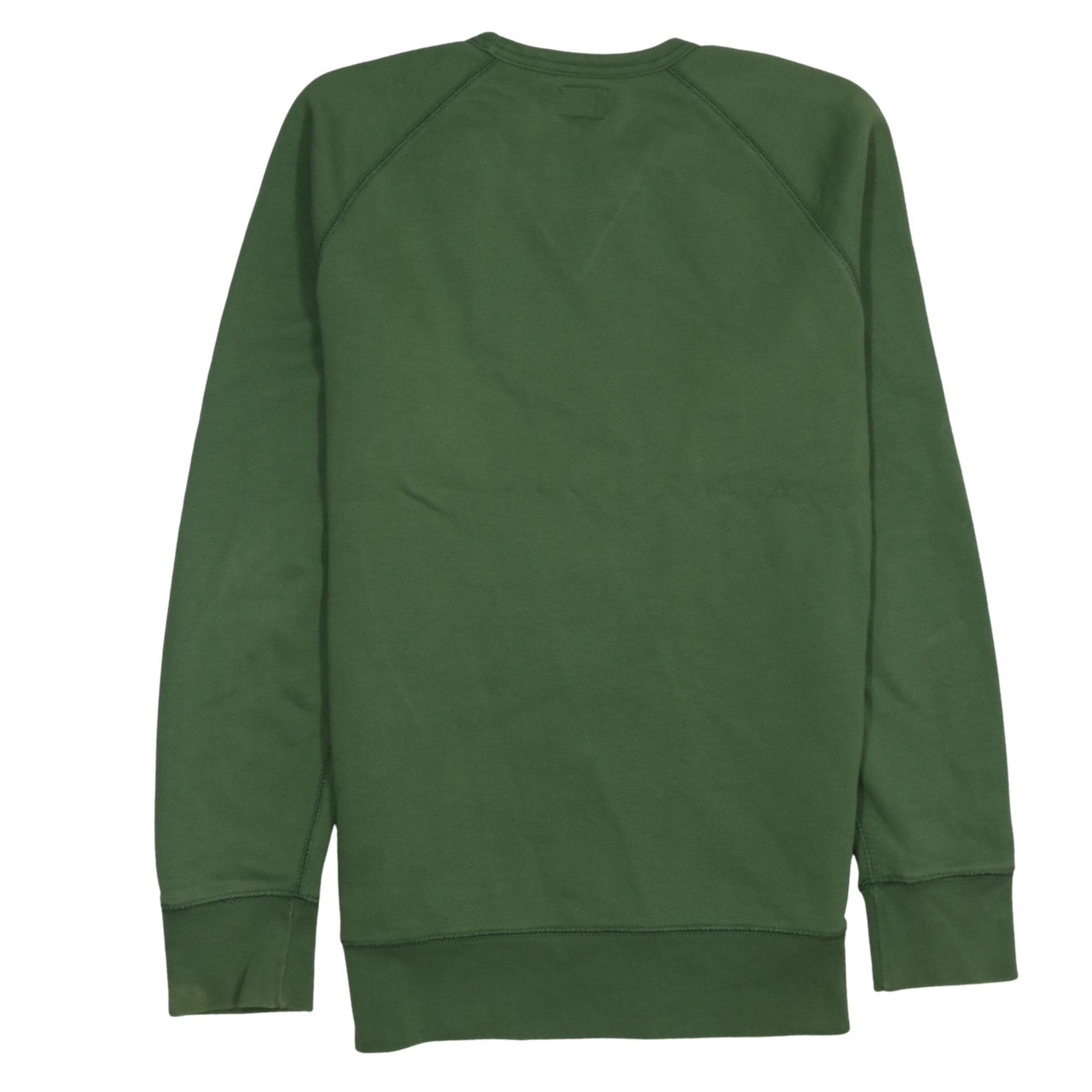 Levi's Women Green Crew Neck Cotton Pullover Sweatshirt Size S