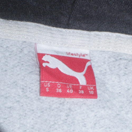 Puma Womens Black Size 10 Pullover Hoodie Sweatshirt