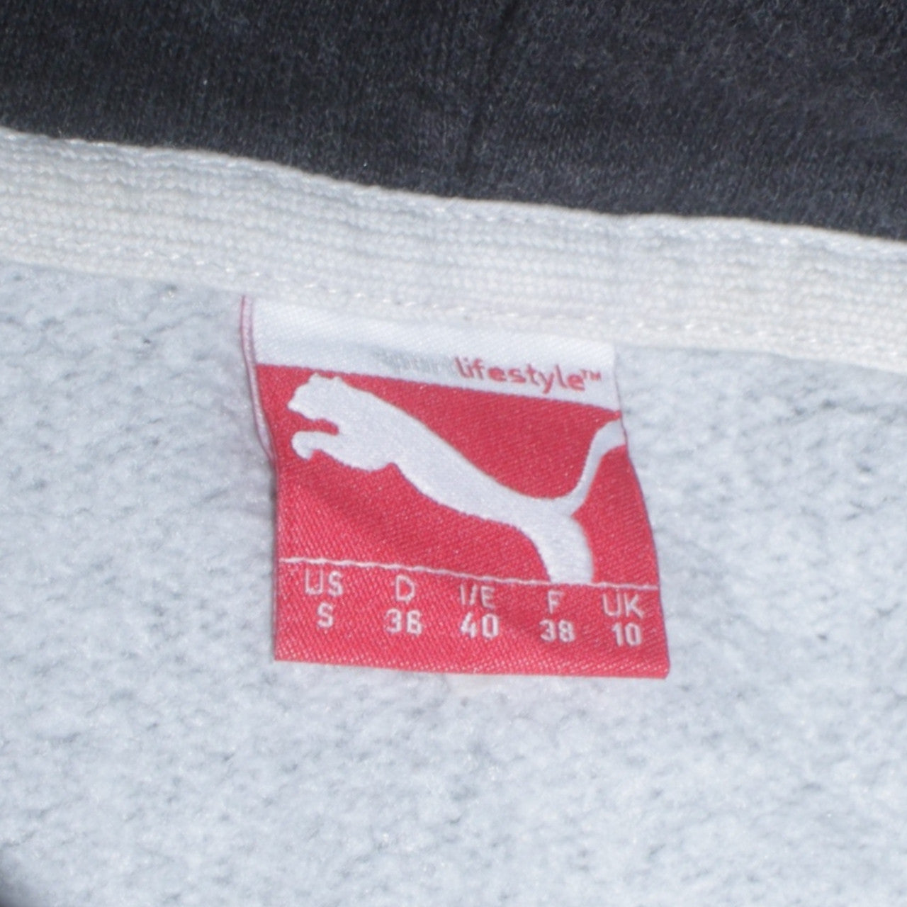 Puma Womens Black Size 10 Pullover Hoodie Sweatshirt