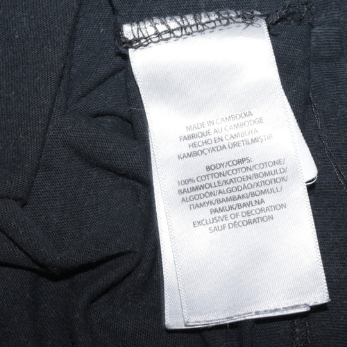 Ralph Lauren Men's Black Cotton Crew Neck T-Shirt L
