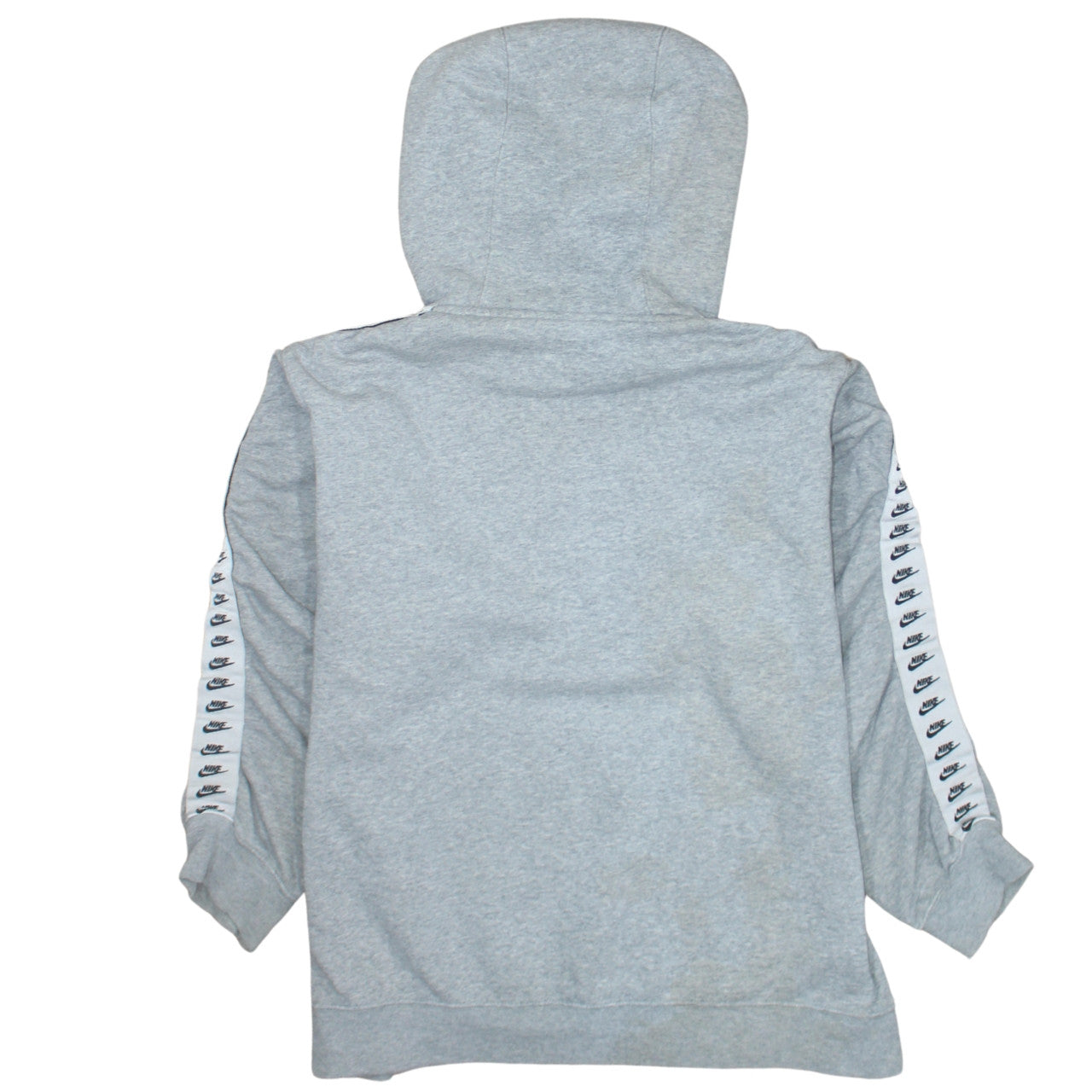 Nike Womens Grey Hooded Pullover Hoodie Size L 80% Cotton