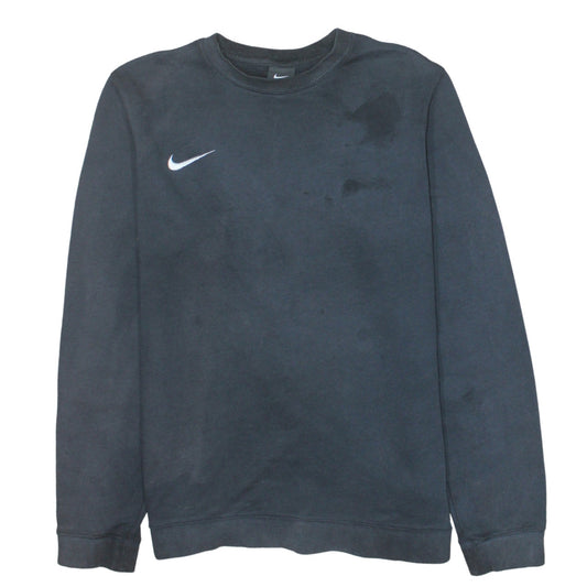 Nike Men's Black Medium Pullover Sweatshirt Crew Neck Fleece