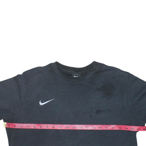 Nike Men's Black Medium Pullover Sweatshirt Crew Neck Fleece