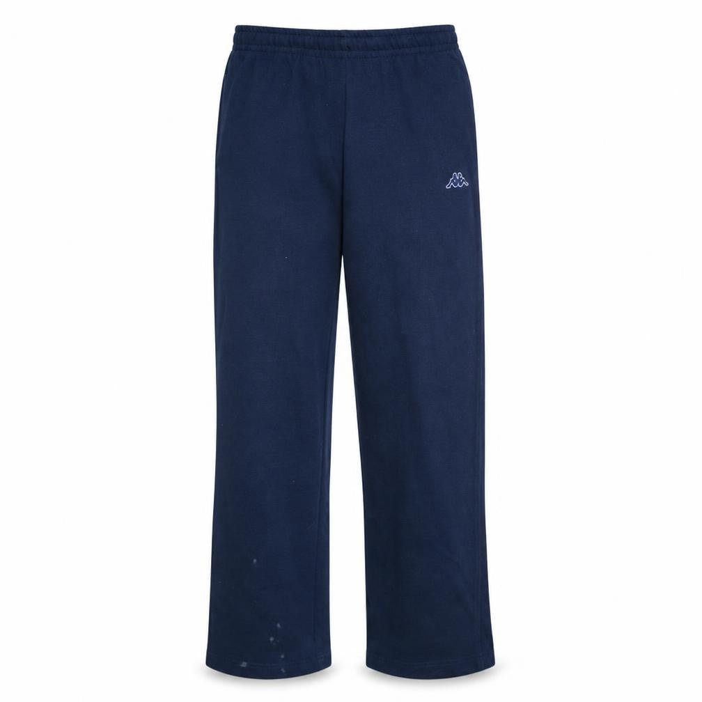 Front view of Kappa Men's Blue XS Sweatpants Regular Fit Cotton Blend Activewear
