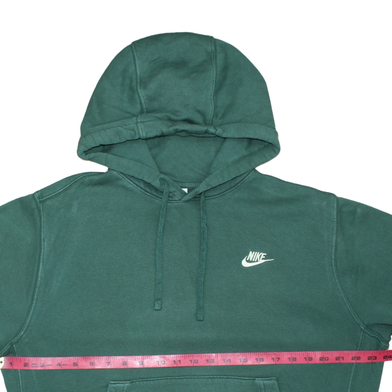 Nike Men's Green Pullover Hoodie Size M Fleece Sweatshirt