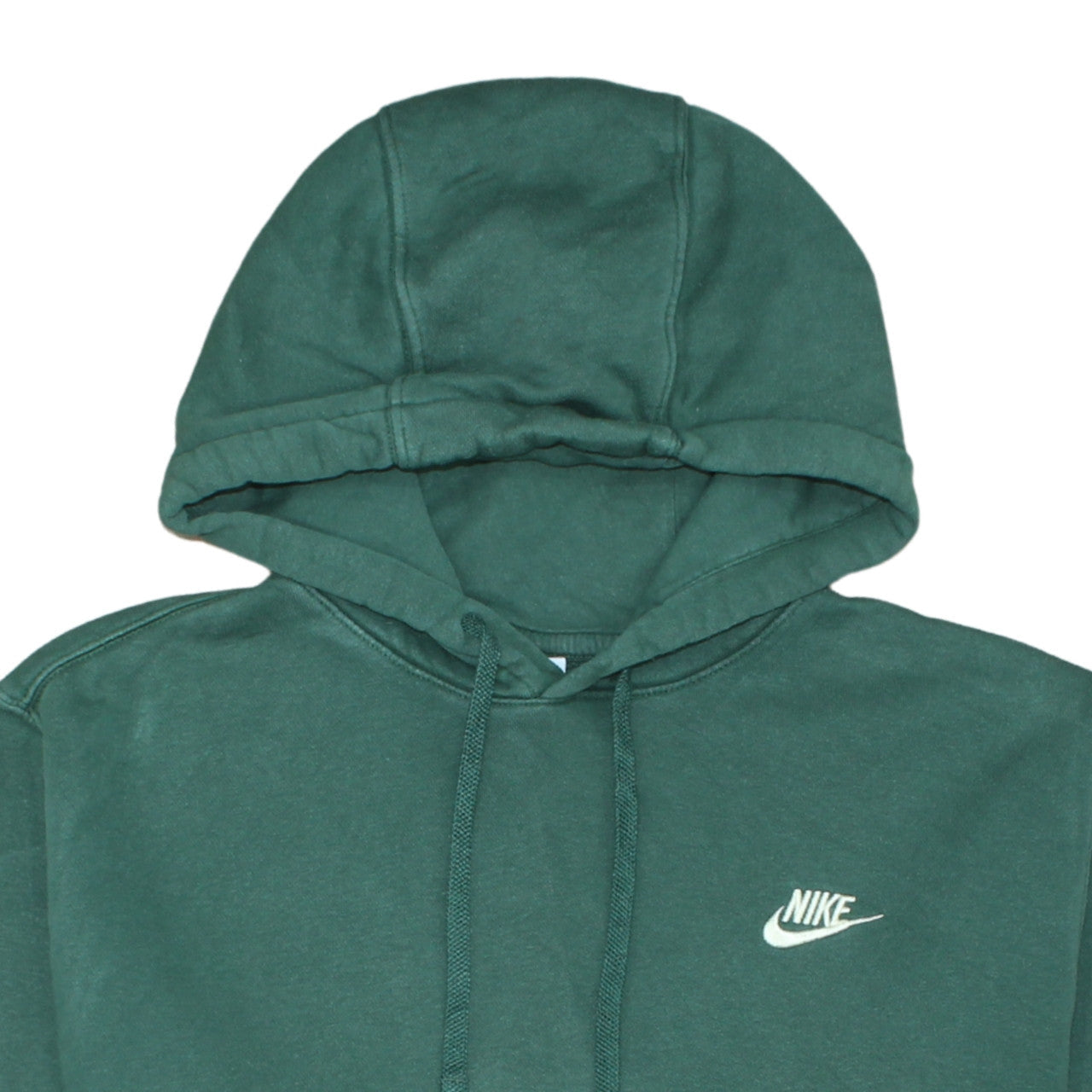 Nike Men's Green Pullover Hoodie Size M Fleece Sweatshirt