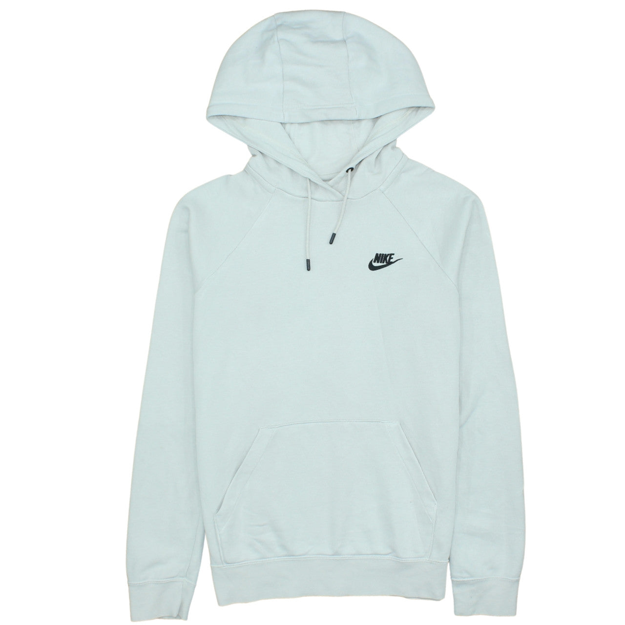Nike Women’s Light Grey Pullover Hoodie Small Cotton Blend