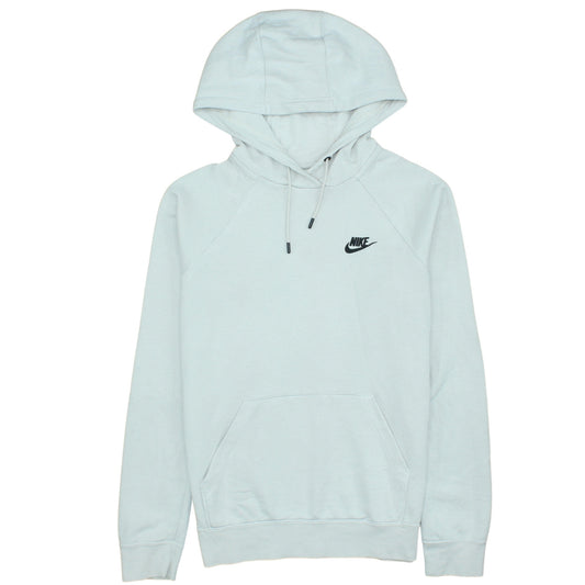 Nike Women’s Light Grey Pullover Hoodie Small Cotton Blend