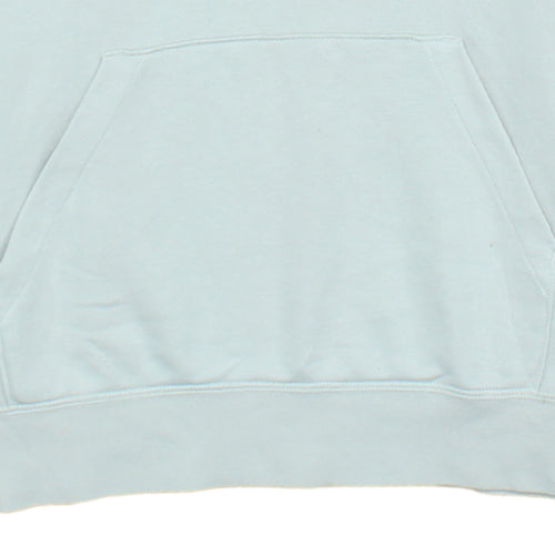 Nike Women’s Light Grey Pullover Hoodie Small Cotton Blend