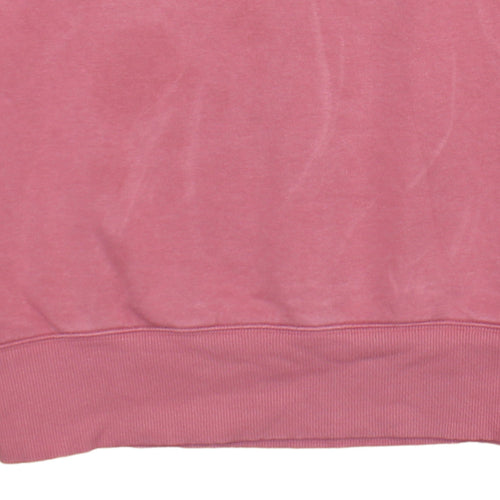 Nike Women’s Pink Crew Neck Pullover Sweatshirt M Cotton Blend