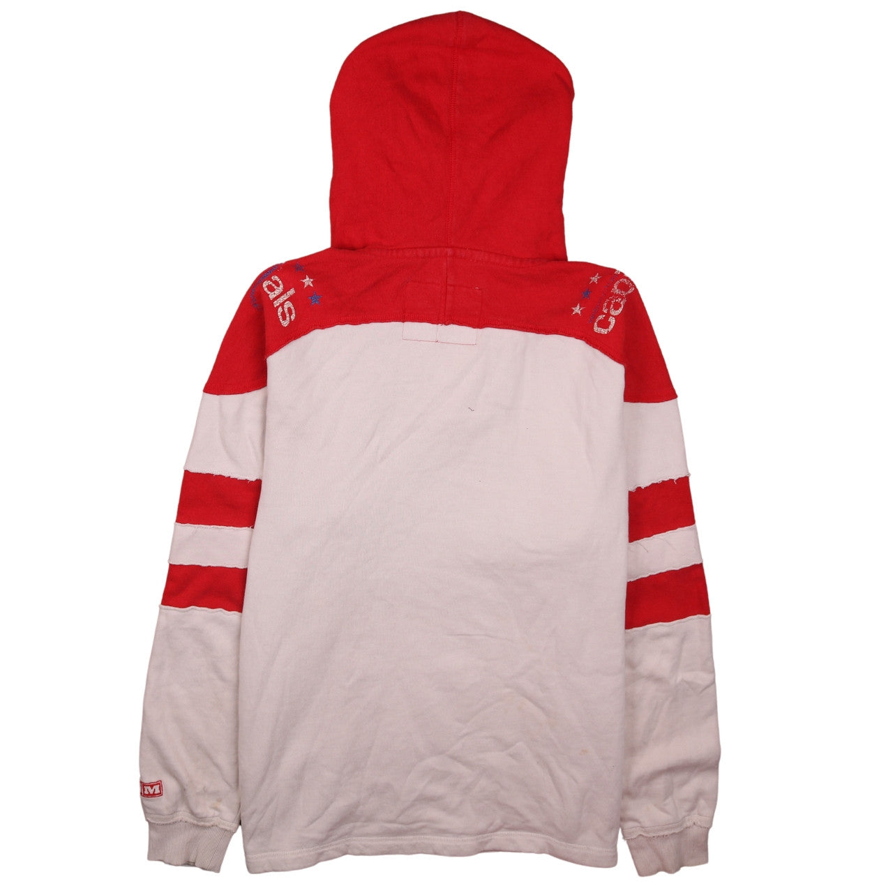 CCM Men's Red Washington Capitals Lace Up Hoodie Size M
