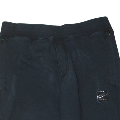 Nike Boys Black Jogger Trousers Size 10 Years Fleece Activewear Pants