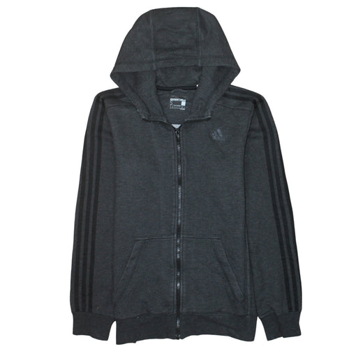 adidas Men’s Black Essentials Full Zip Hoodie Size S Regular Fit