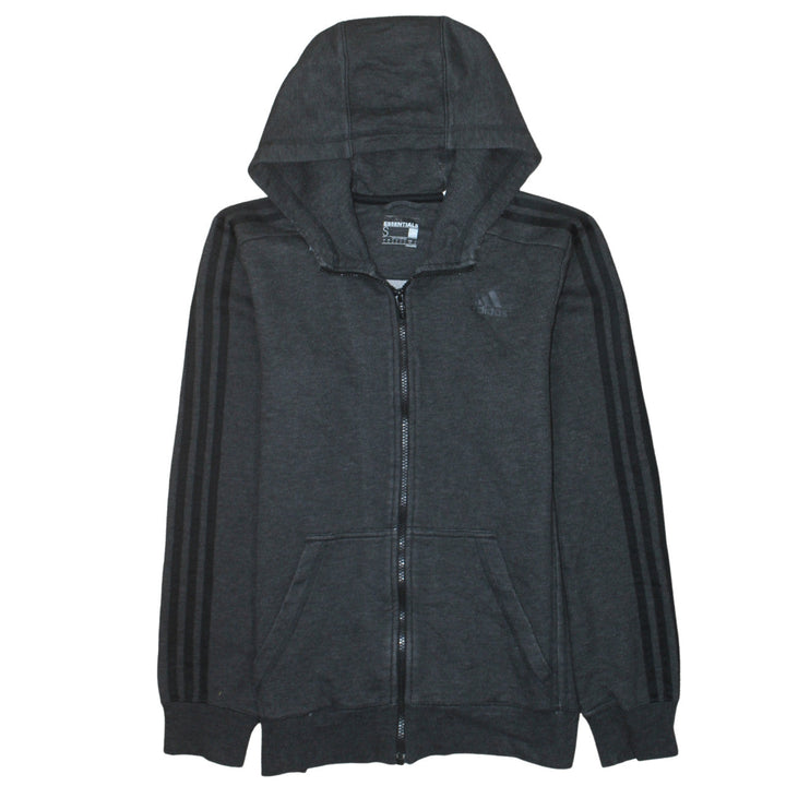 adidas Men’s Black Essentials Full Zip Hoodie Size S Regular Fit
