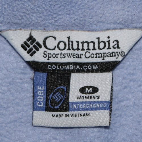 Columbia Women's Blue Fleece Full Zip Jacket Size M