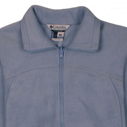 Columbia Women's Blue Fleece Full Zip Jacket Size M