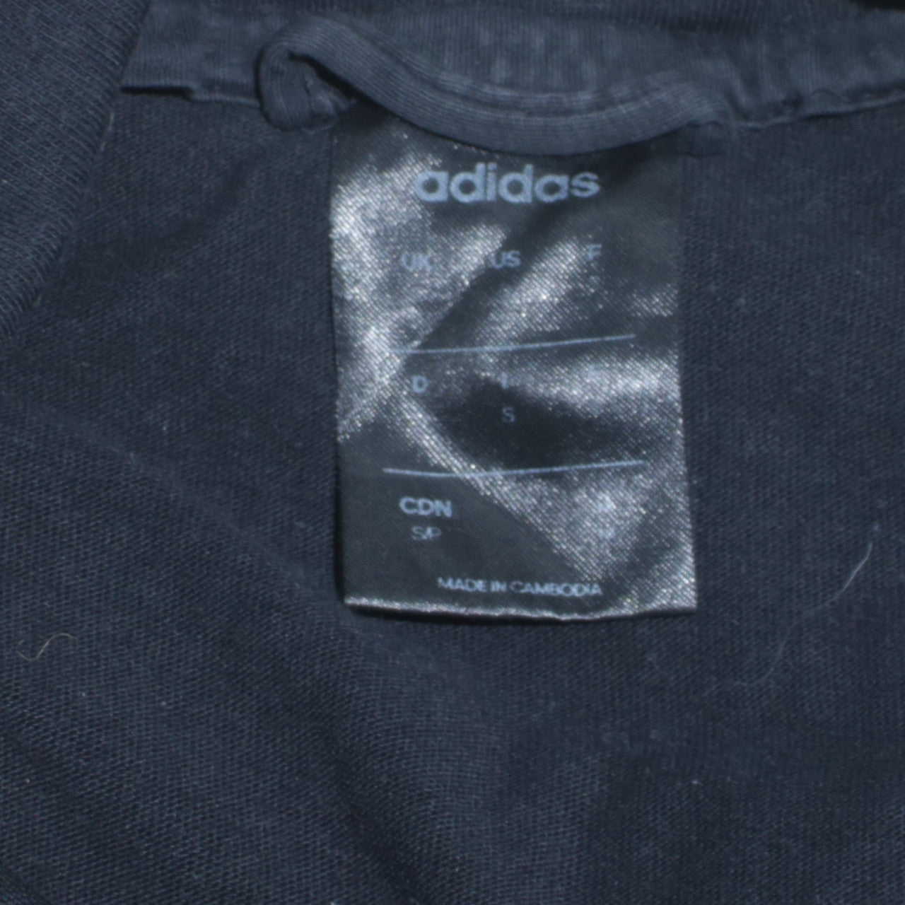 Adidas Men Black Full Zip Sweatshirt S Regular Fit Sports Style