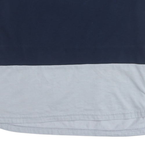 Nike SB Dri-Fit Men's Blue Colourblock Cotton T-Shirt Size L