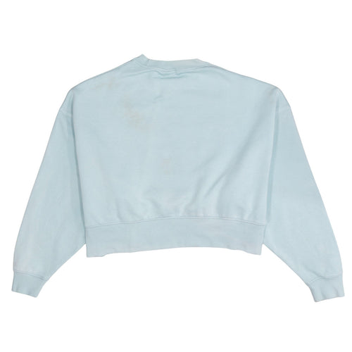 Nike Women Light Blue Crew Neck Pullover Sweatshirt Size S
