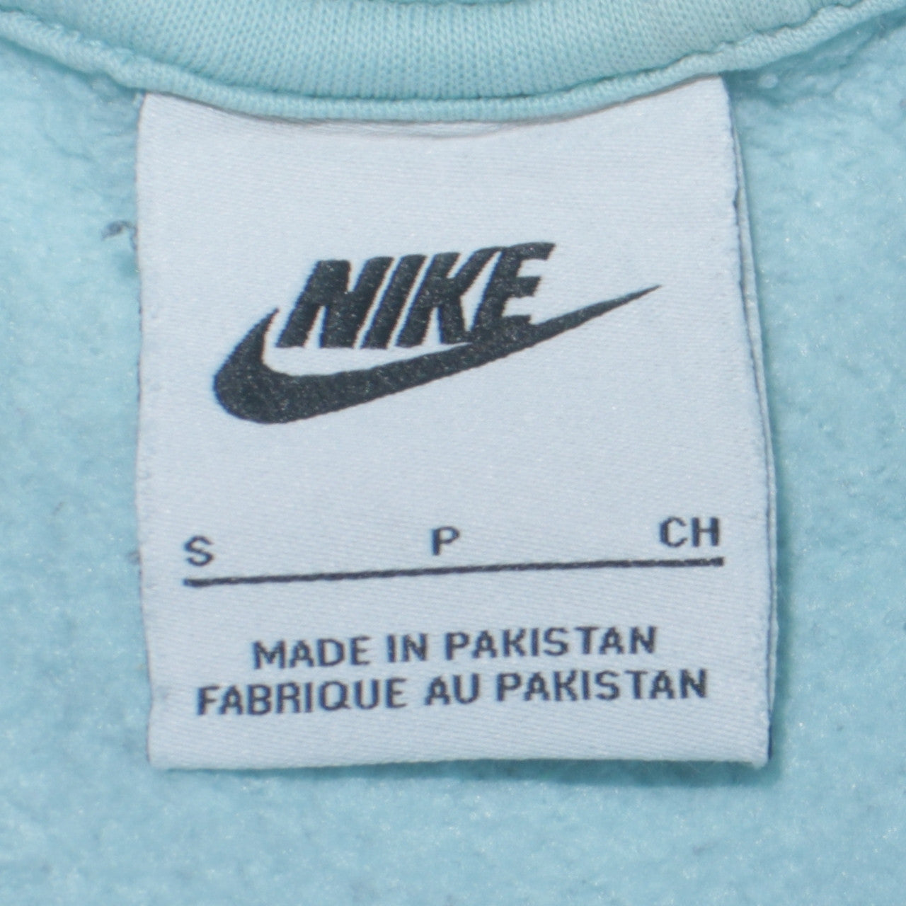 Nike Women Light Blue Crew Neck Pullover Sweatshirt Size S