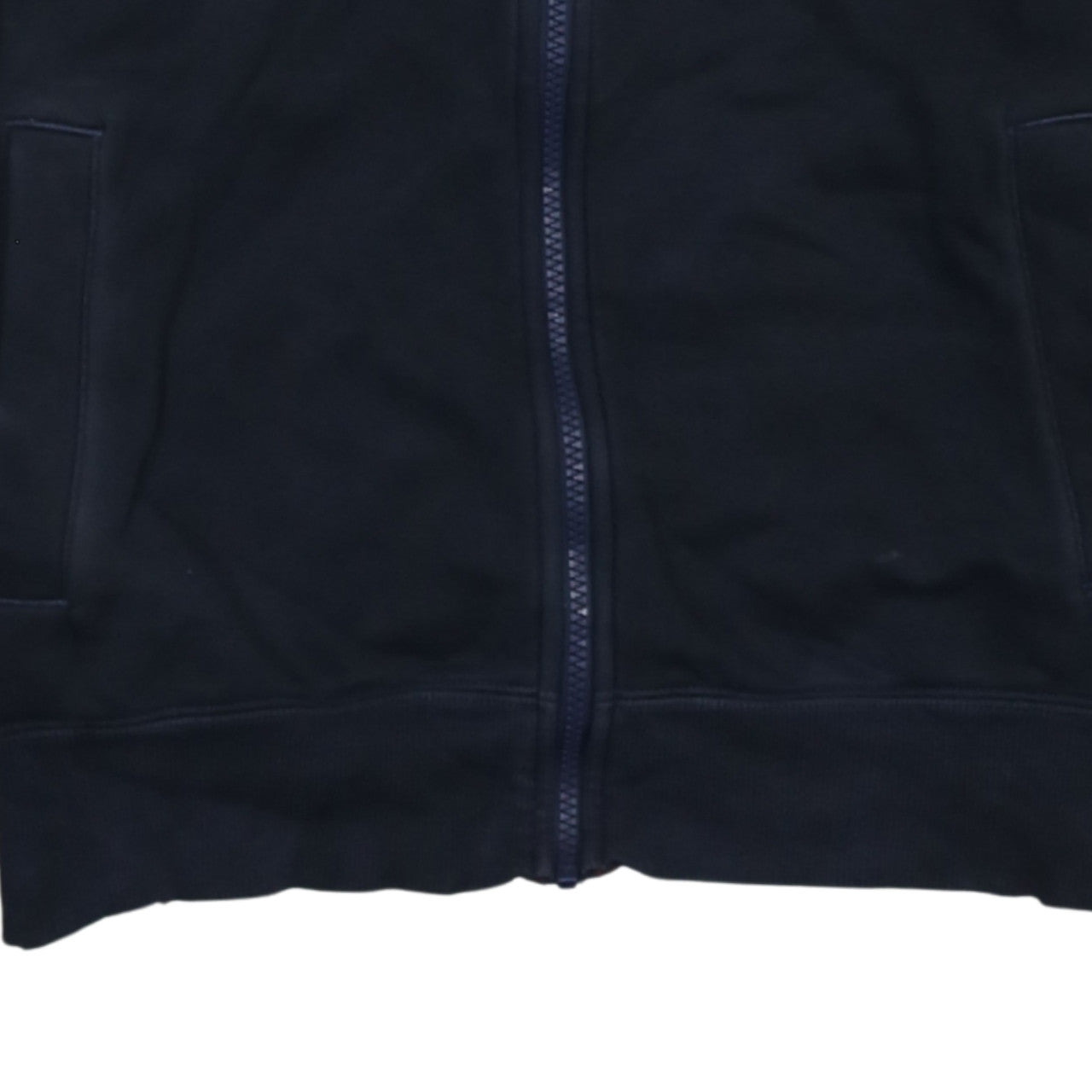 Puma Men's Blue Full Zip Hoodie S Logo Graphic Sweatshirt